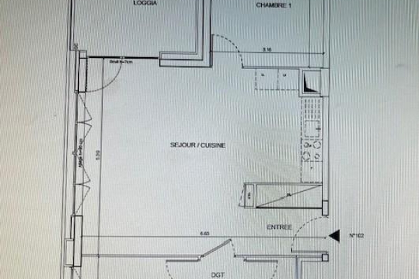 Appartement T3 de 64 m² à louer à NANTES